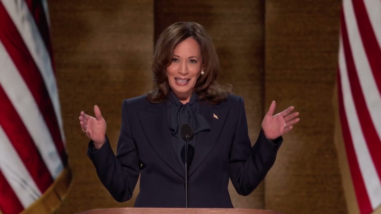 Kamala Harris accepts the nomination for President of the United St...